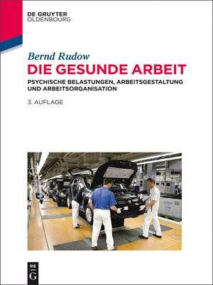 cover image of Die gesunde Arbeit